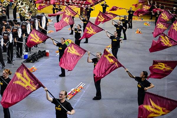 Marching Colorguard