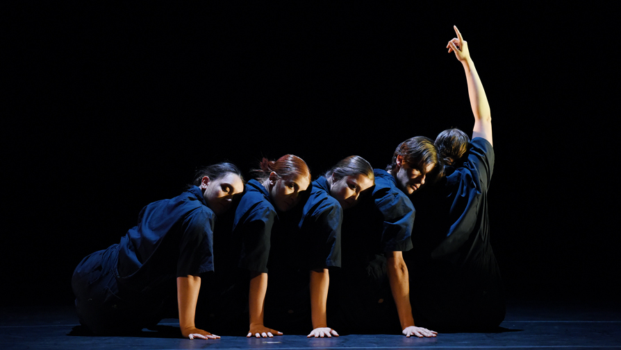 dancers posing on stage