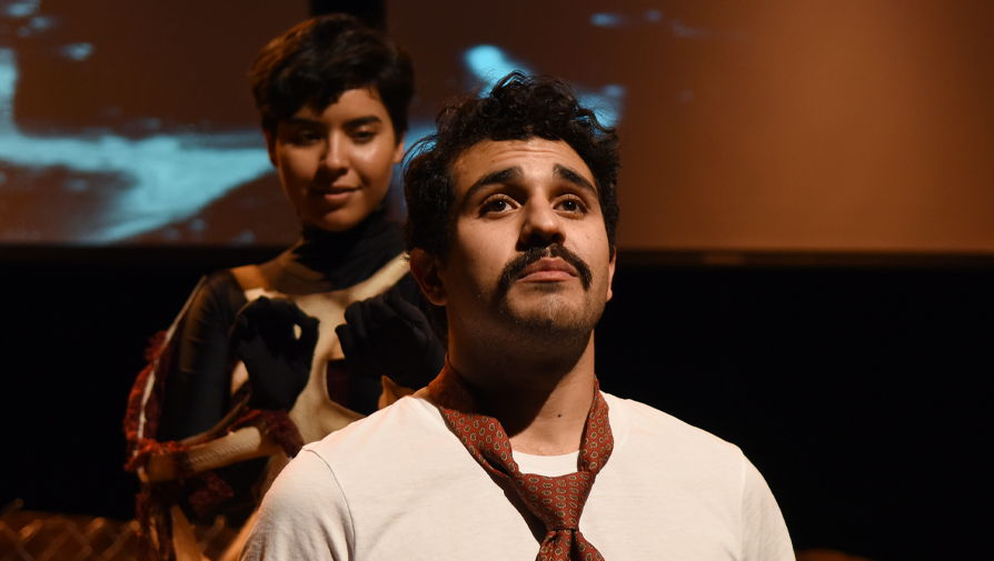 theatre student wearing a tie