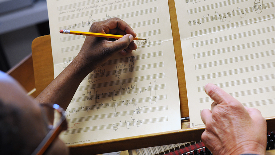 music composition sheet